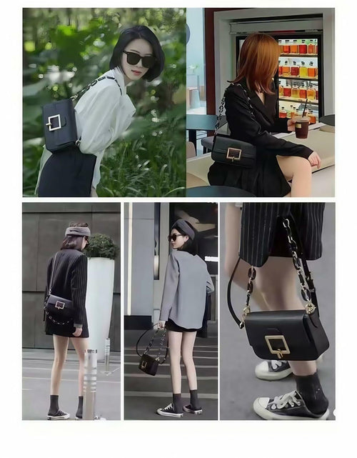Load image into Gallery viewer, Amtvuzy Acrylic Resin Bag Handle Strap Purse Chain 40cm Brown
