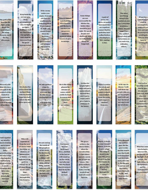 Load image into Gallery viewer, SUZLFTDZSW Christian Bible Verse Bookmarks Religious Inspirational 30pcs
