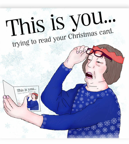 NotNiceThings Funny Christmas Card for Her Mum Wife - Cheeky Rude Joke