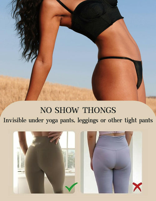 Load image into Gallery viewer, Lanuitjoy G-string Thongs Women No Show Panties Size Womens
