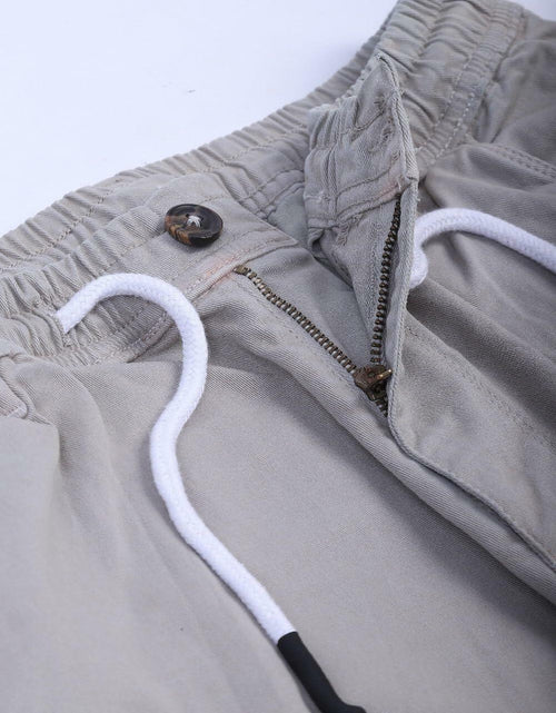 Load image into Gallery viewer, CHARBONNIER Men's Cargo Shorts Performance Series 100% Cotton LT Grey Size 38
