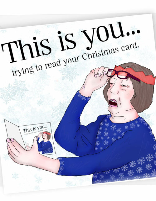 Load image into Gallery viewer, NotNiceThings Funny Christmas Card for Her Mum Wife - Cheeky Rude Joke
