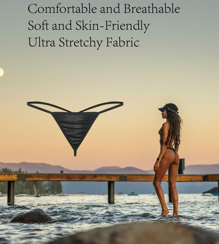 Lanuitjoy G-string Thongs Women No Show Panties Size Womens
