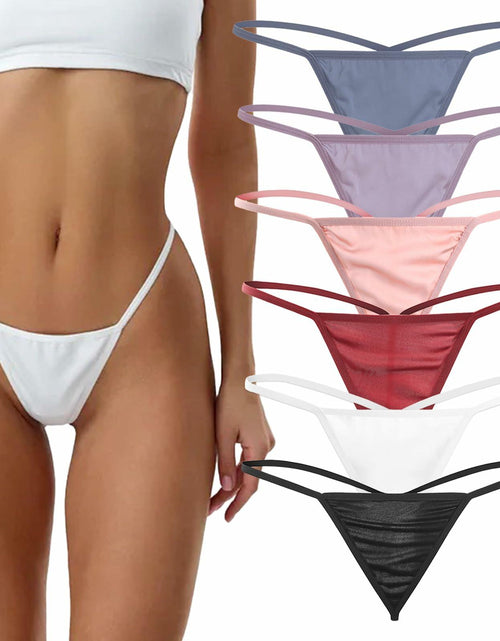Load image into Gallery viewer, Lanuitjoy G-string Thongs Women No Show Panties Size Womens
