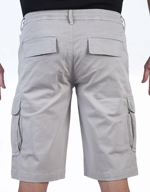 Load image into Gallery viewer, CHARBONNIER Men's Cargo Shorts Performance Series 100% Cotton LT Grey Size 38
