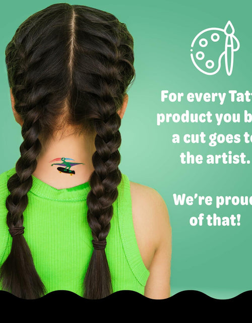 Load image into Gallery viewer, Tattly Metallic Festival Temporary Tattoos 20 Pieces Skin-Safe Vegan Ink
