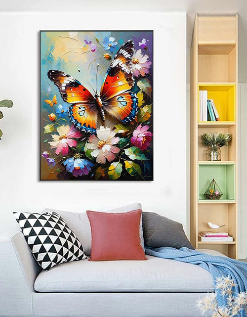 Load image into Gallery viewer, LYKEJI Butterfly Diamond Painting Kit 11.8x15.7 Inch Colorful 5D Full Round
