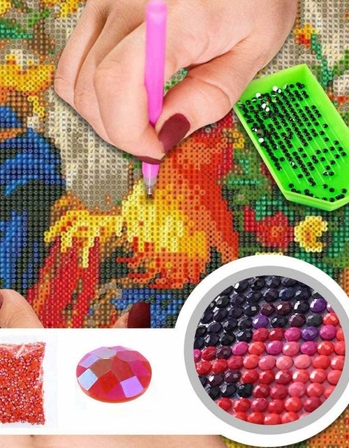 Load image into Gallery viewer, LYKEJI Butterfly Diamond Painting Kit 11.8x15.7 Inch Colorful 5D Full Round
