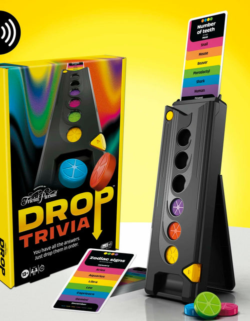 Load image into Gallery viewer, Drop Trivia Game | Electronic Party Game with Voice and Sounds | Ages 13+ | 2 or
