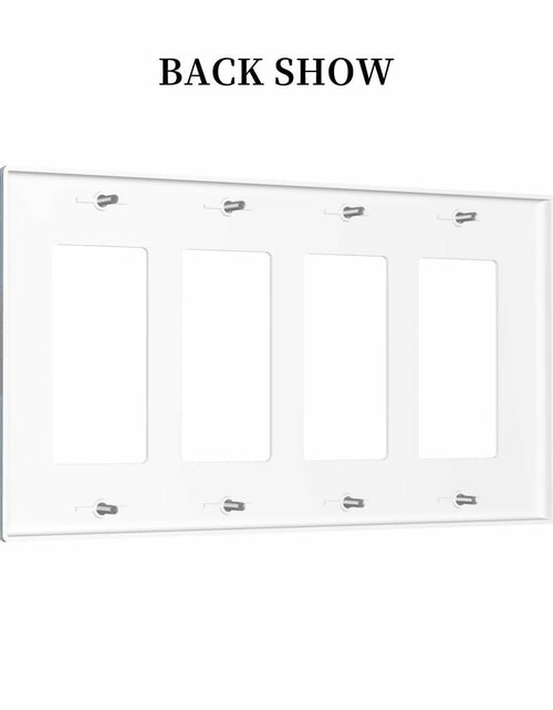 Load image into Gallery viewer, Wpshijia Light Switch Cover Wilderness Snow Cedar Moonlight Forest 4 Gang Switch
