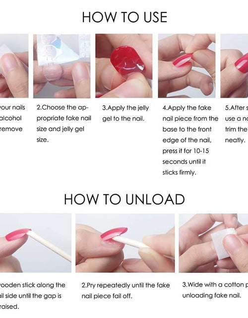 Load image into Gallery viewer, LYLYNB 24pcs Wine Red Floral Square False Nails Glossy Full Cover Set
