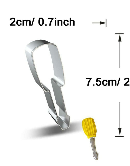 Load image into Gallery viewer, WJSYSHOP Screwdriver Shape Cookie Cutter Stainless Steel Silver
