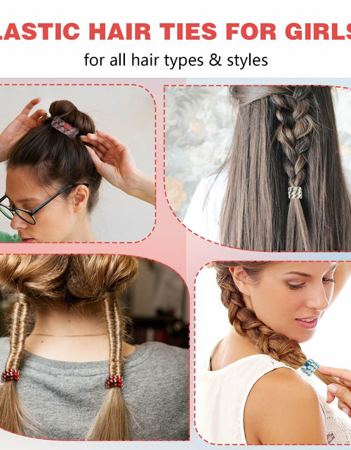 Load image into Gallery viewer, Beaded Ponytail Holder, Cute Hair Ties for Women, 10PCS Elasticity Ponytail
