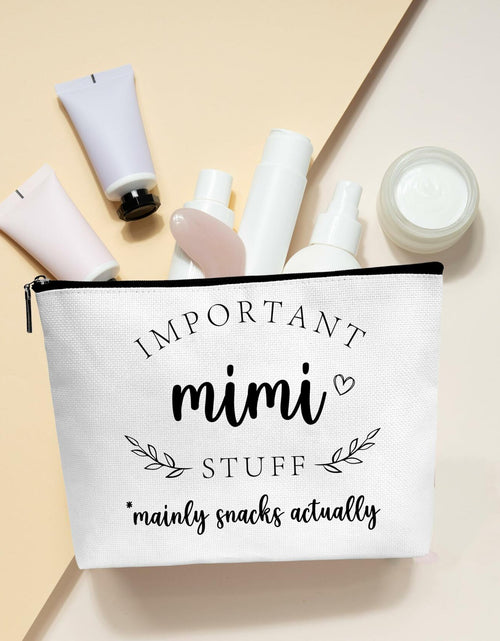 Load image into Gallery viewer, Gifts for Mimi Makeup Cosmetic Bag for Women Best Mimi Ever Grandma Gift C07
