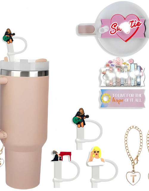 Load image into Gallery viewer, Stanley Silicone Straw Cover Caps TS 10mm for 30&amp;40oz Tumbler 8 Pcs
