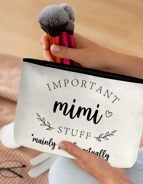 Load image into Gallery viewer, Gifts for Mimi Makeup Cosmetic Bag for Women Best Mimi Ever Grandma Gift C07

