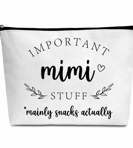 Gifts for Mimi Makeup Cosmetic Bag for Women Best Mimi Ever Grandma Gift C07