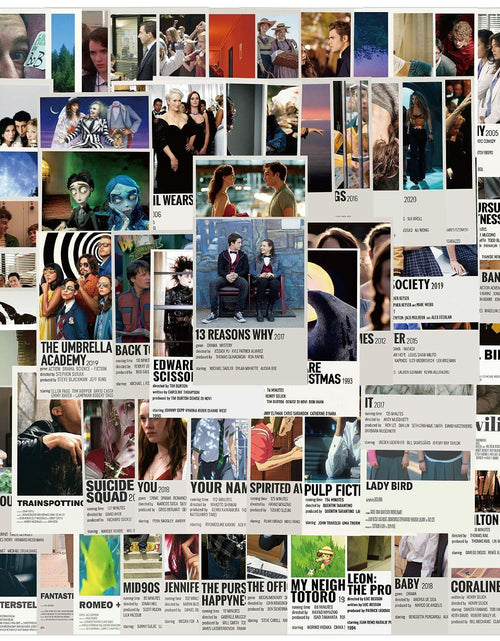 Load image into Gallery viewer, 64PCS Poster Movie Vintage Stickers for Laptop and computer, Poster classic
