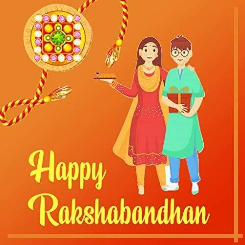Load image into Gallery viewer, Rakhi Set of 6 Ganpati Thread Bracelets for Brother Bhai Raksha Bandhan RED
