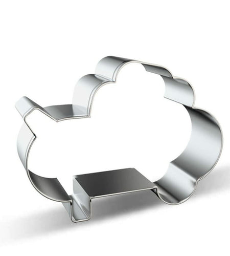 WJSYSHOP Air Compressor Shape Cookie Cutter Stainless Steel Silver