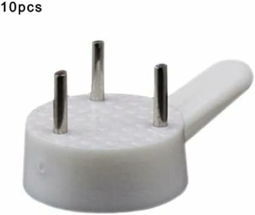 Load image into Gallery viewer, Galepromot 10Pcs White Plastic Non-Marking Wall Hooks for Hanging Home Decor

