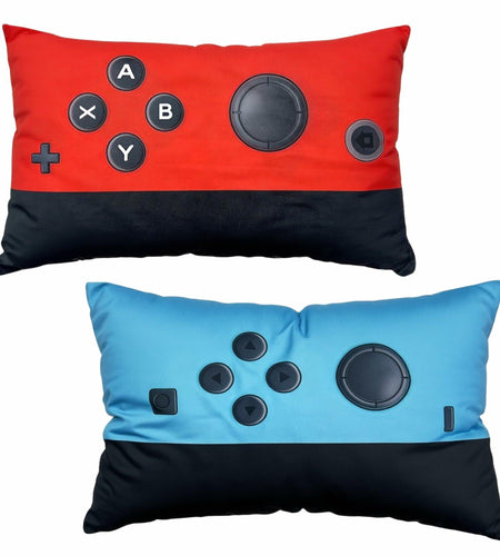 2pcs Game Pillow Covers Plush Lumbar Cushion Case 12x20 No Insert