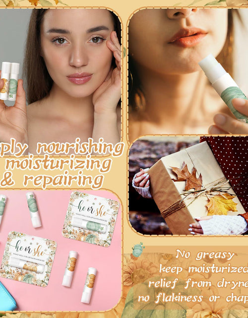 Load image into Gallery viewer, Open Box Heigble 24pcs Pumpkin Lip Balm Fall Party Favors Like New
