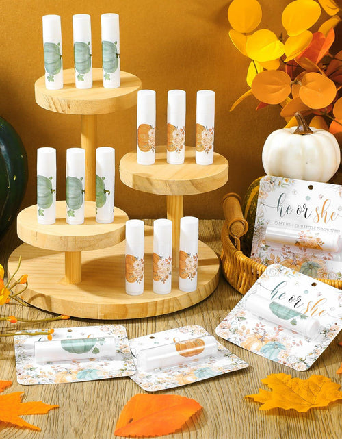 Load image into Gallery viewer, Open Box Heigble 24pcs Pumpkin Lip Balm Fall Party Favors Like New
