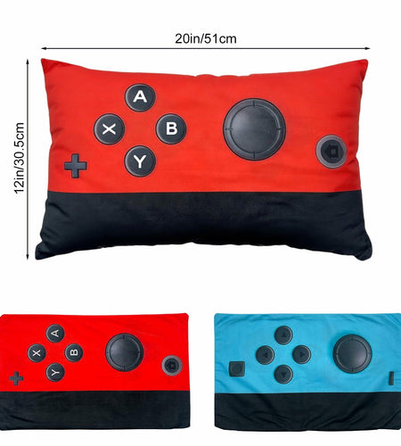 2pcs Game Pillow Covers Plush Lumbar Cushion Case 12x20 No Insert