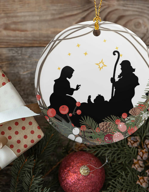 Load image into Gallery viewer, First Day of School Christmas Ornaments - Baby's 2024 Christmas Tree Decoration

