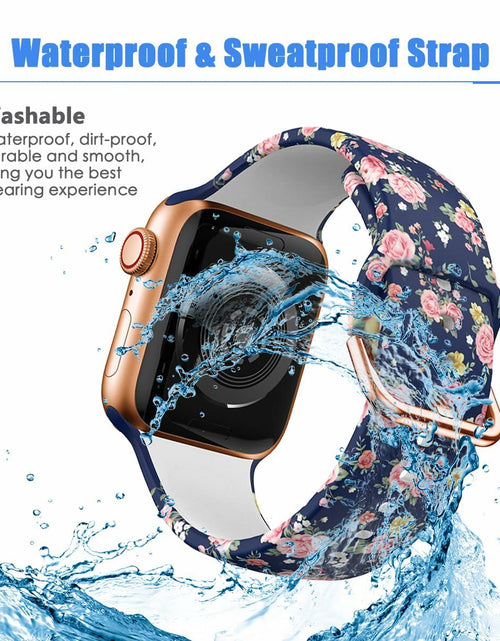 Load image into Gallery viewer, OIWZEF Silicone Band for Apple Watch 38-49mm Sport Strap Marble
