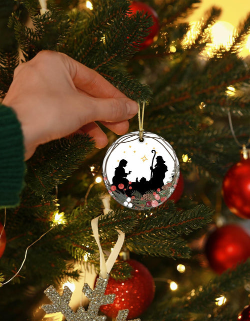 Load image into Gallery viewer, First Day of School Christmas Ornaments - Baby's 2024 Christmas Tree Decoration
