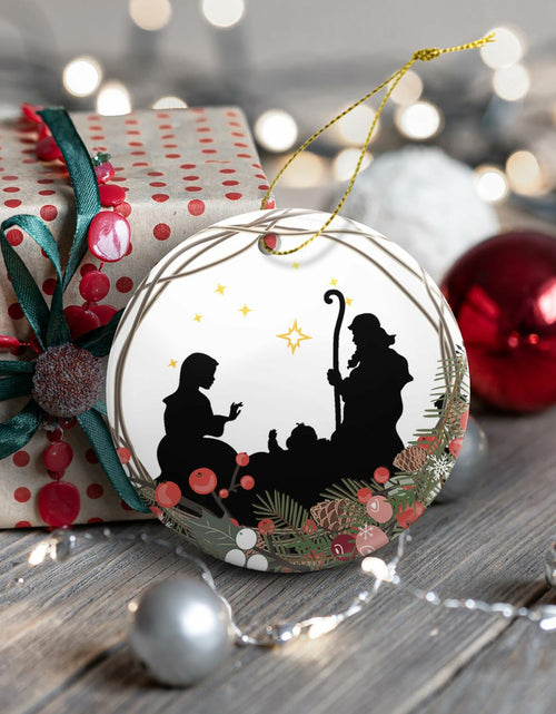 Load image into Gallery viewer, First Day of School Christmas Ornaments - Baby's 2024 Christmas Tree Decoration
