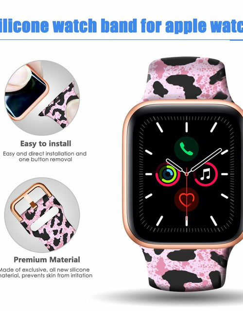 Load image into Gallery viewer, OIWZEF Silicone Band for Apple Watch 38-49mm Sport Strap Marble
