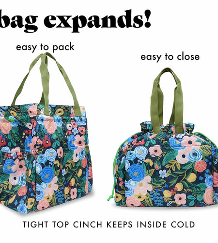 Insulated Lunch Bag for Women Drawstring Reusable Work Office Large Box