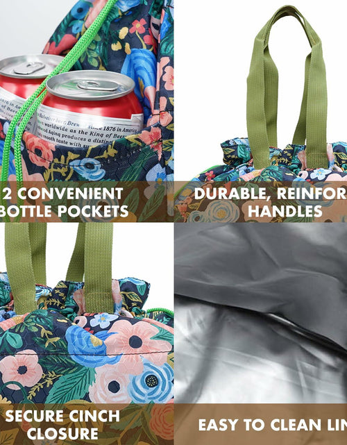 Load image into Gallery viewer, Insulated Lunch Bag for Women Drawstring Reusable Work Office Large Box
