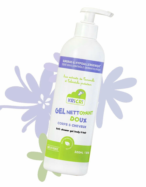 Load image into Gallery viewer, Kricri 2-in-1 Kids Body Wash &amp; Shampoo Hypoallergenic 16.9oz
