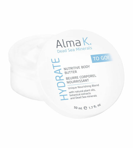 ALMA K Nutritive Body Butter Mini Shea Cream Dead Sea Minerals 1.7oz