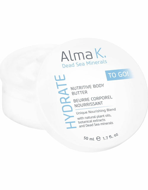 Load image into Gallery viewer, ALMA K Nutritive Body Butter Mini Shea Cream Dead Sea Minerals 1.7oz
