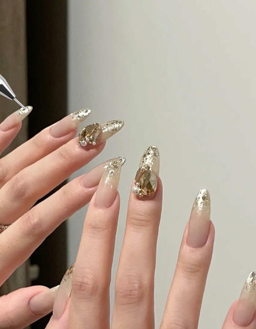 Load image into Gallery viewer, 5PCS Rhinestone Picker Tool Dual End Dotting Pen Nail Art Crystal Handle
