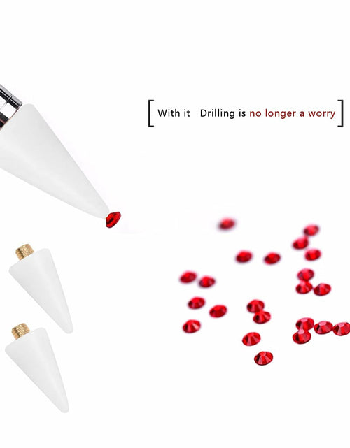 Load image into Gallery viewer, 5PCS Rhinestone Picker Tool Dual End Dotting Pen Nail Art Crystal Handle
