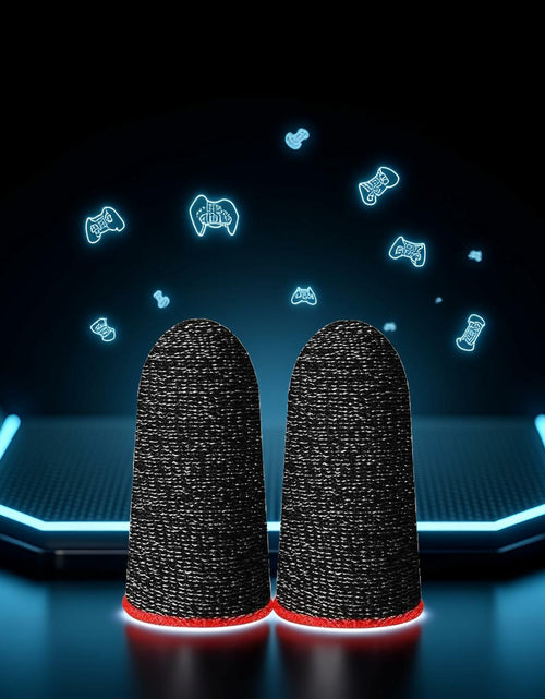 Load image into Gallery viewer, Galepromot 6pcs Gaming Finger Sleeves Anti-Slip Mobile Game Thumb Gloves
