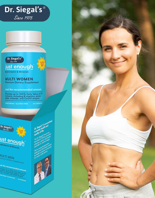 Load image into Gallery viewer, BestBy12/25 Dr. Siegal's Just Enough Women's Multivitamin 60 Caps
