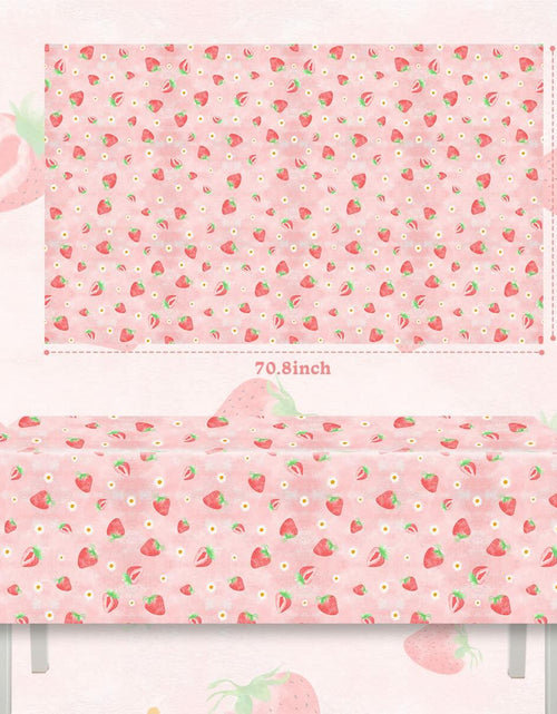 Load image into Gallery viewer, HAKOTI 3 Pack Strawberry Tablecloth Berry Theme Birthday Party Decor
