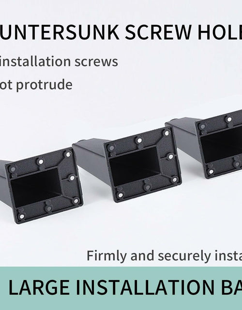 Load image into Gallery viewer, 4pcs 4in Metal Furniture Legs Replacement for Sofa Cabinet Table Chair
