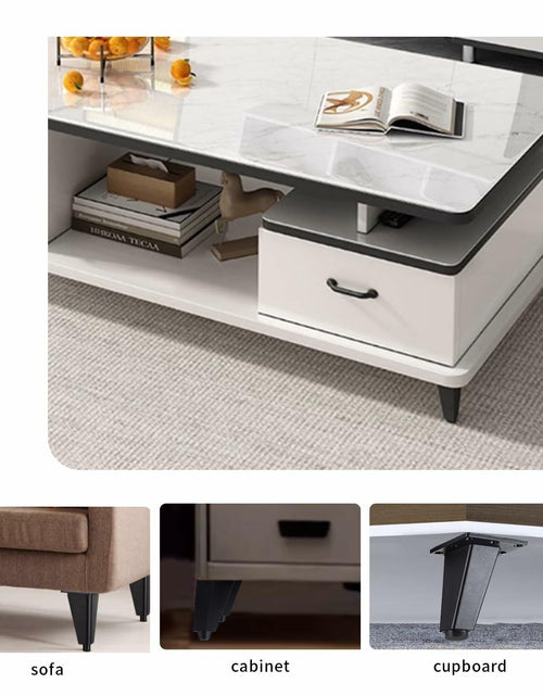 Load image into Gallery viewer, 4pcs 4in Metal Furniture Legs Replacement for Sofa Cabinet Table Chair
