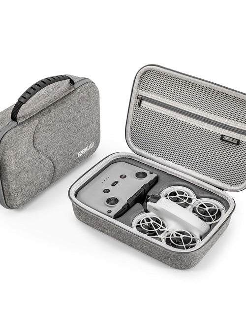 Load image into Gallery viewer, LiweiNova Portable PU Leather Case for DJI Neo Fly More Combo Black
