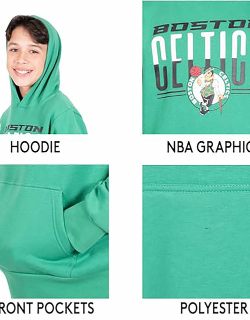 Load image into Gallery viewer, Ultra Game Boys MVP Pullover Hoodie Milwaukee Bucks Team Color Green 14-16
