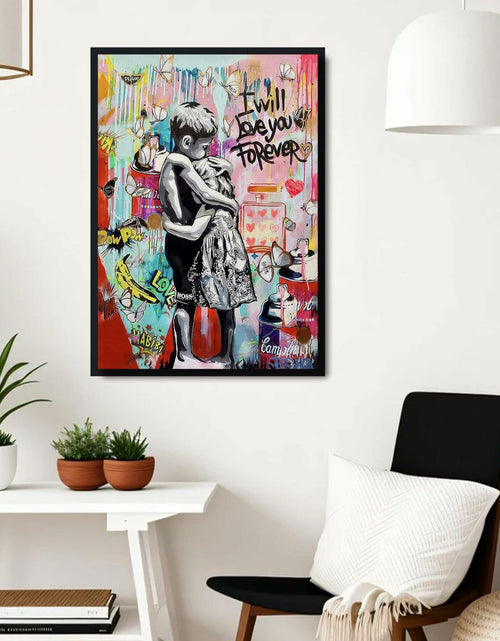 Load image into Gallery viewer, YYFARTFQ Graffiti Wall Art Canvas Poster Colorful Abstract Print 12x16 Unframed
