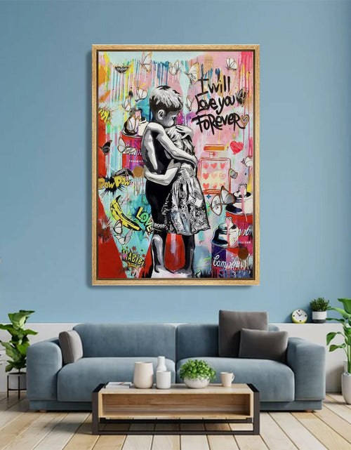 Load image into Gallery viewer, YYFARTFQ Graffiti Wall Art Canvas Poster Colorful Abstract Print 12x16 Unframed
